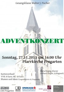 Plakat Adventkonzert