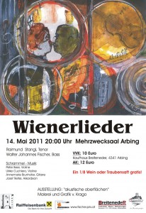 Plakat Wienerlieder