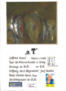 Plakat Ausstellung Gottfried